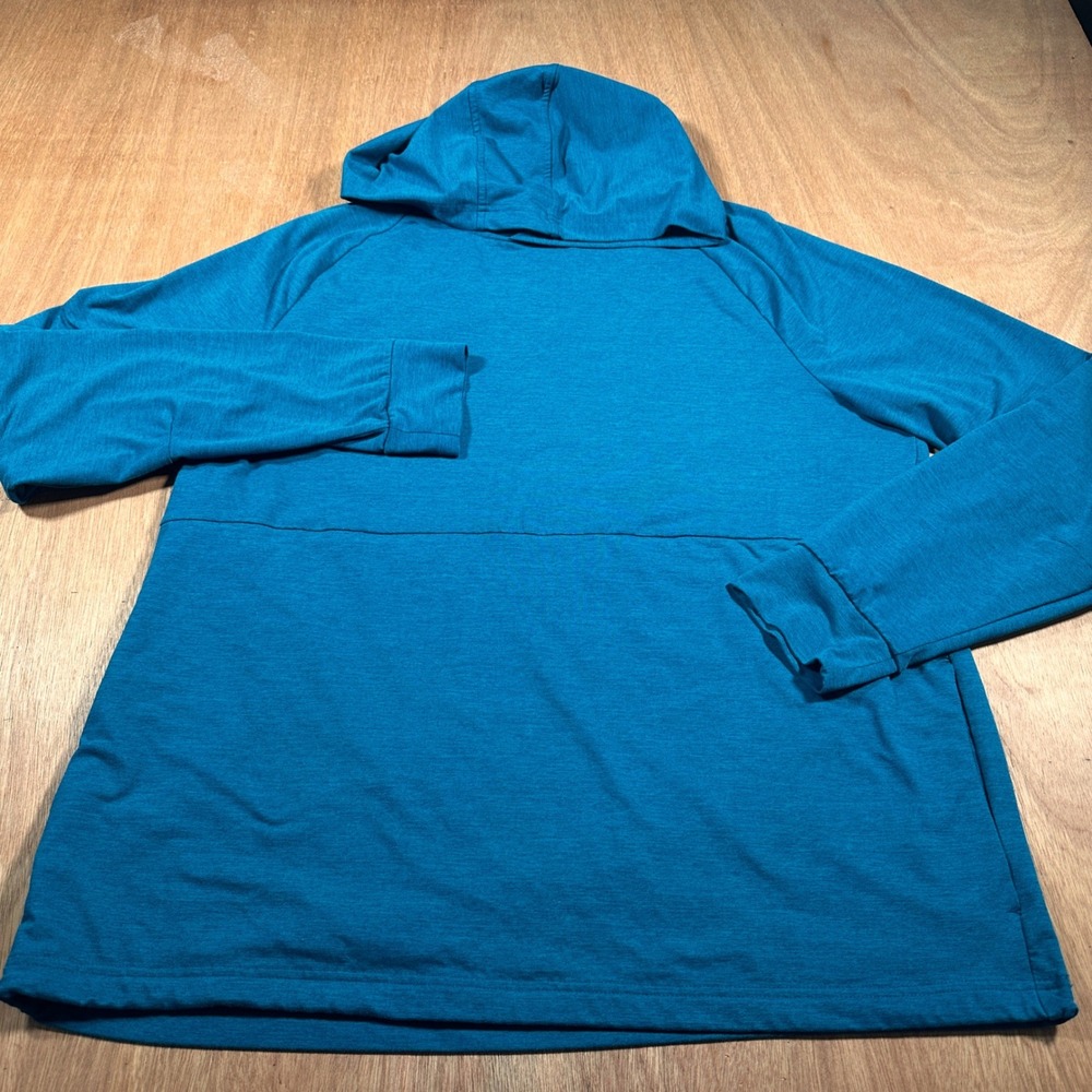 Xersion Hoodie Women's XL Teal Blue Quick-Dri Studio Performance Pullover
